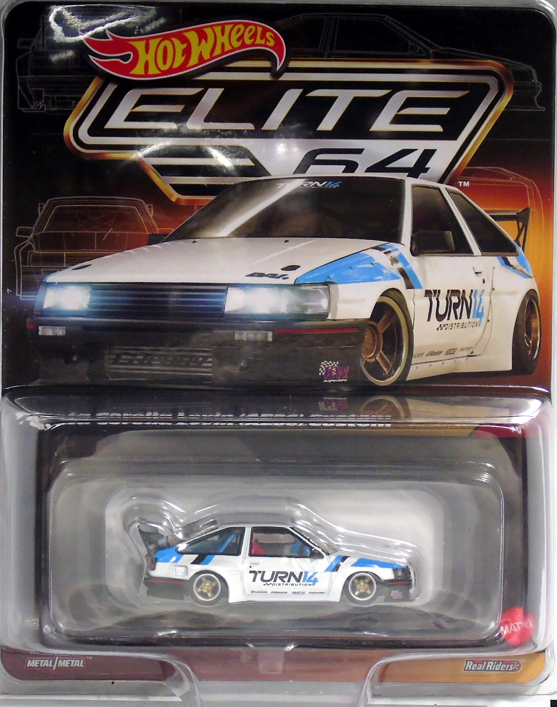 Hot Wheels Elite 64 Toyota Corolla Levin AE86 Custom